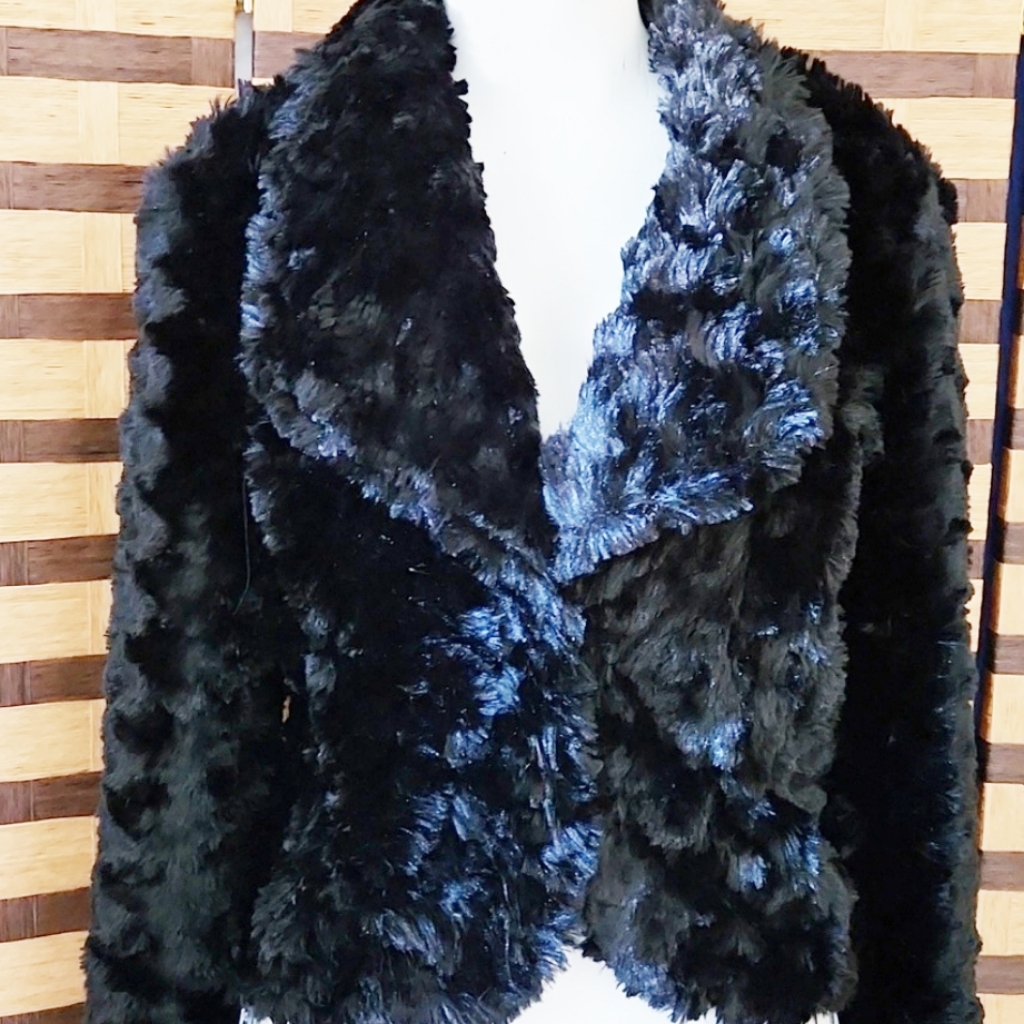 Nwt! Kaity Lined Furry Jacket